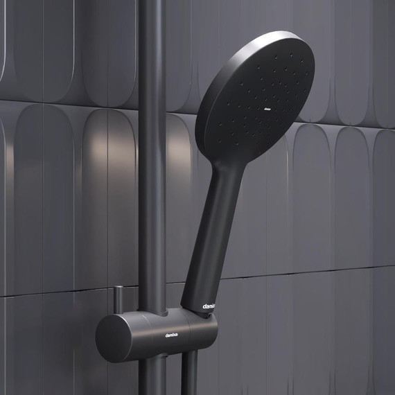 Душевая стойка Damixa Jupiter 977780300, черный - фото 5
