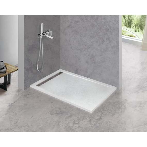 Мраморный поддон Cezares TRAY-AS-AH-100/80-30-W 100х80 см - фото 2