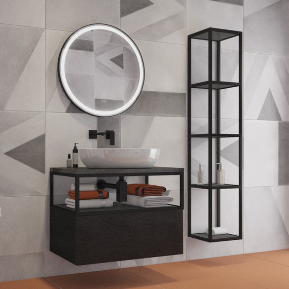 Зеркало Cezares Cadro Led 80 см CZR-SPC-CADRO-800-LED-TCH-WARM - фото 9