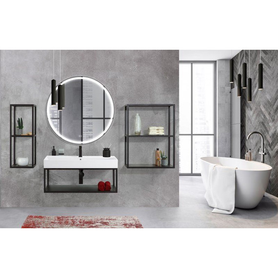 Зеркало Cezares Cadro Led 80 см CZR-SPC-CADRO-800-LED-TCH-WARM - фото 10