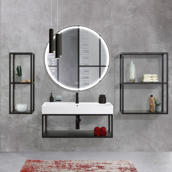 Зеркало Cezares Cadro Led 80 см CZR-SPC-CADRO-800-LED-TCH-WARM - фото 11