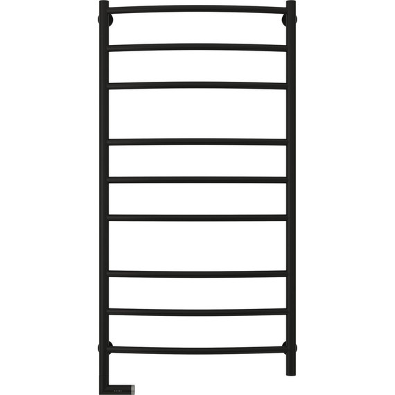 Полотенцесушитель электрический Сунержа Галант 2.0 П9 1200x600 мм 31-5200-1260 L, чёрный матовый - фото 2