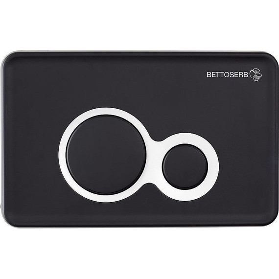 Кнопка смыва Pestan Bettoserb 40006461, чёрный матовый - фото 