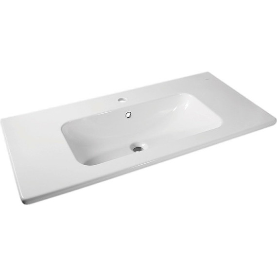 Тумба напольная с раковиной Pestan Lord 100 см LRD1000T-DR (раковина Dreja 100) белый - фото 2