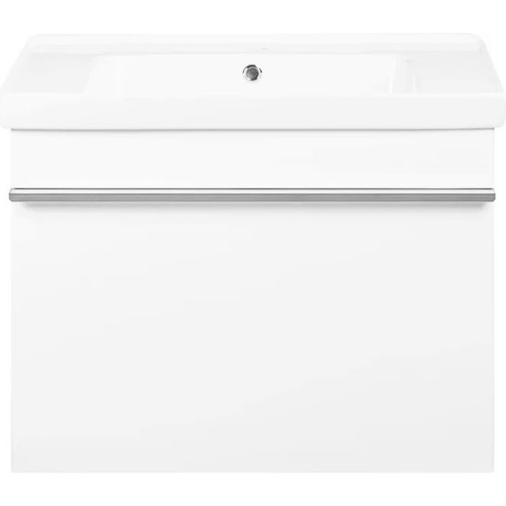 Тумба подвесная с раковиной Pestan Novel 70 см NVL700T-DR (раковина Dreja 70) белый - фото 3