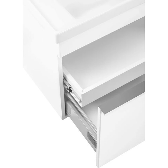 Тумба подвесная с раковиной Pestan Novel 90 см NVL900T-DR (раковина Dreja 90) белый - фото 5