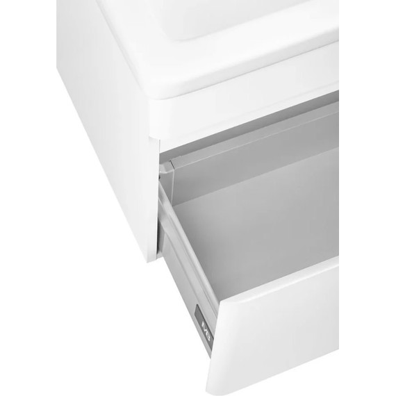 Тумба подвесная с раковиной Pestan Prestige 80 см PRS800T-CR (раковина Creavit 80) белый - фото 5