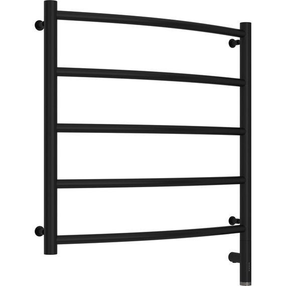 Полотенцесушитель электрический Сунержа Галант 3.0 П5 600x600 мм 31-5801-6060 R, чёрный матовый - фото 