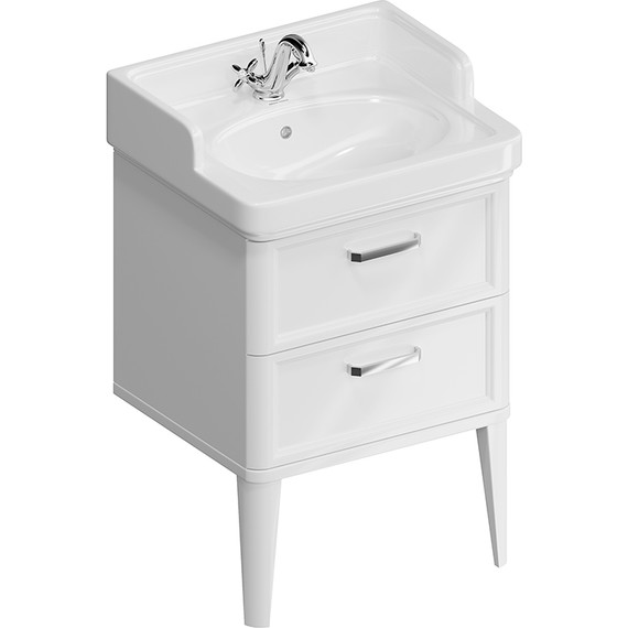 Тумба напольная с раковиной Kerama Marazzi Pompei Neo 60 см PO.N.60.2\WHT, белый глянцевый - фото 