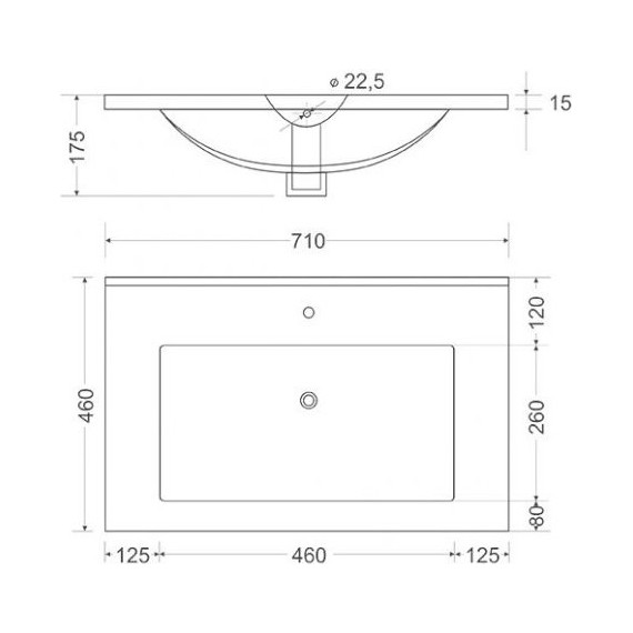 Тумба подвесная с раковиной Mirsant Next 70/2 см с доводчиком (раковина Next 70), белый - фото 7