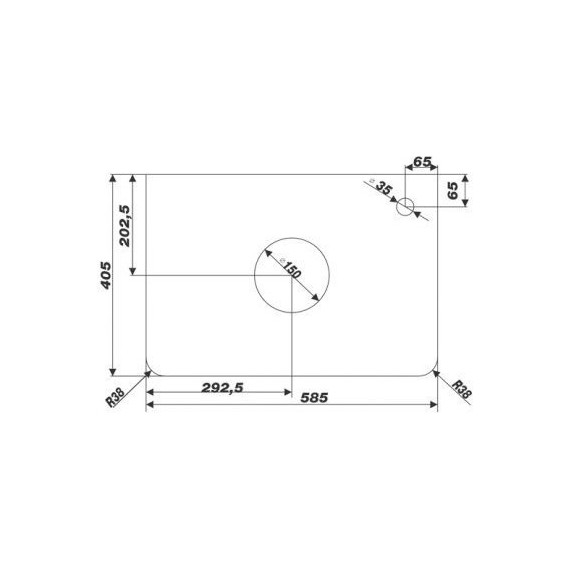 Столешница Mirsant Callacatta 60 см, белый мрамор - фото 2