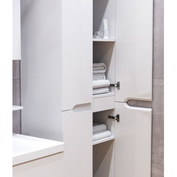 Пенал напольный Mirsant Soho 60 см, белый - фото 6