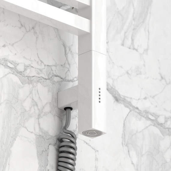 Полотенцесушитель электрический Сунержа Модус 3.0 П20 1200x500 мм 12-5701-1250 R, белый - фото 3