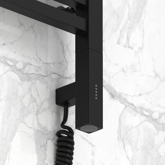 Полотенцесушитель электрический Сунержа Модус 3.0 П20 1200x400 мм 31-5701-1240 R, чёрный матовый - фото 3