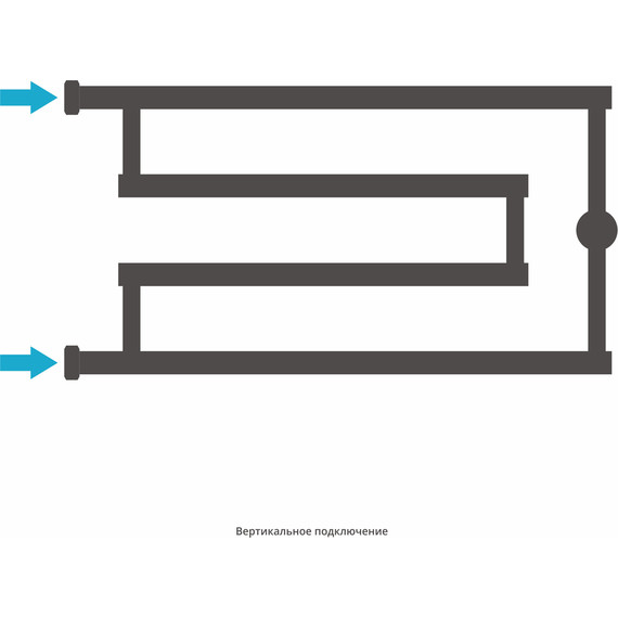 Полотенцесушитель водяной Сунержа High-Tech model "G" П4 320x650 мм 00-4051-3265 - фото 3