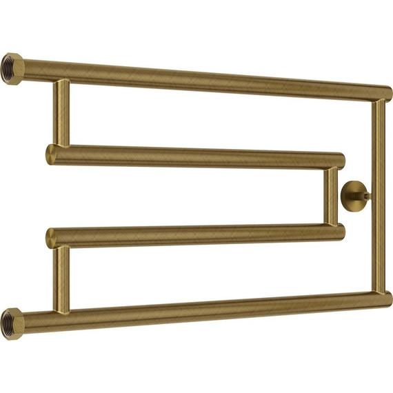 Полотенцесушитель водяной Сунержа High-Tech model "G" П4 320x650 мм 05-4051-3265, состаренная бронза - фото 