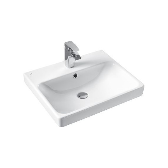 Тумба универсальная с раковиной Акватон Сканди Doors 55 см 1A278801SDZ90, дуб рустикальный/белый глянцевый (ножки в комплекте) - фото 2