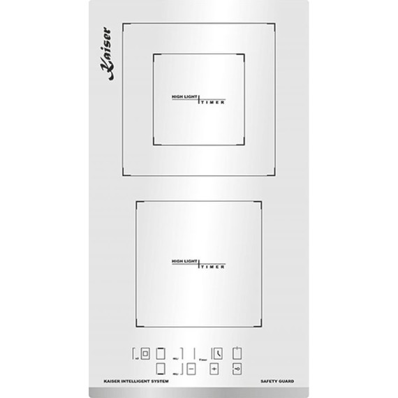 Индукционная варочная поверхность Kaiser Grand Chef KCT 3721 F W - фото 