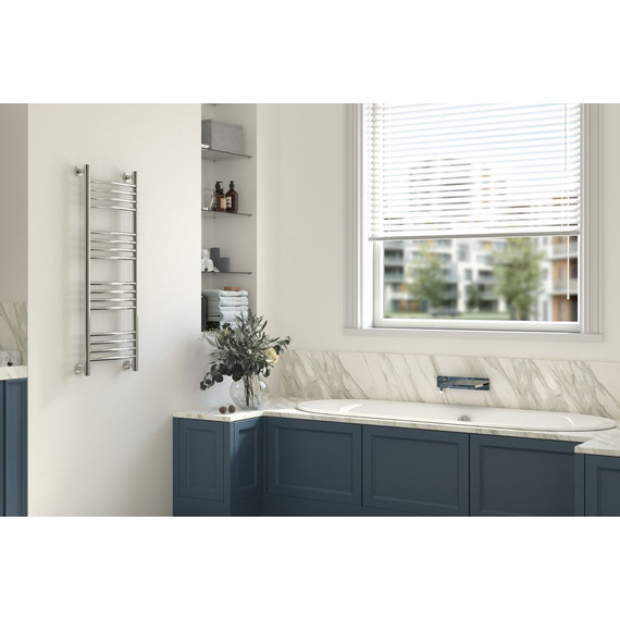 Полотенцесушитель водяной Сунержа Богема+ П16 1000x400 мм (выгнутая перемычка) 00-0221-1040 - фото 3