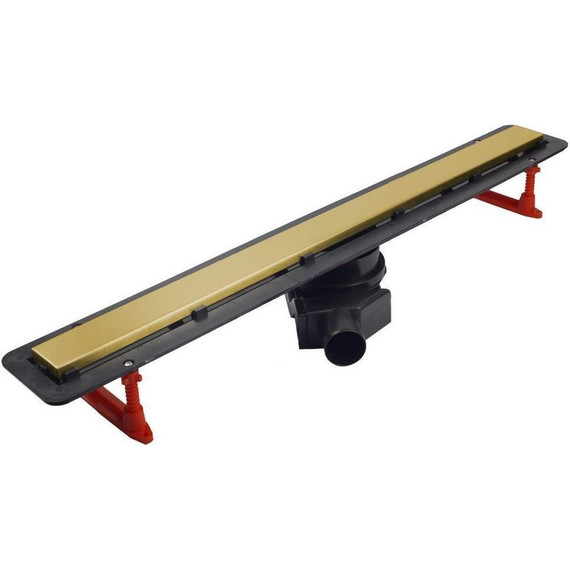 Трап Pestan (BETTOSERB) Confluo Frameless Gold Line 650 13701222, золото глянец (под плитку), Цвет производителя: золото глянец, Размер трапа: 650 - фото 