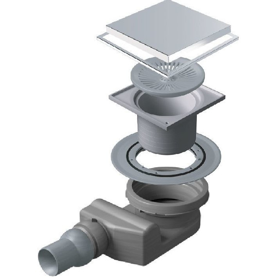 Трап Pestan (BETTOSERB) Confluo Standart Plate 4 15x15 2 in 1 13702559 (под плитку) - фото 2