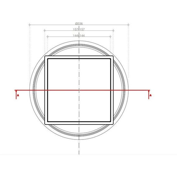 Трап Pestan (BETTOSERB) Confluo Standart Plate 4 15x15 2 in 1 13702559 (под плитку) - фото 6