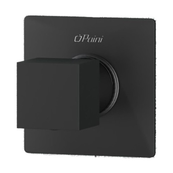 Переключатель потоков на два потребителя Paini Grazia 21PZ425, черный матовый - фото 