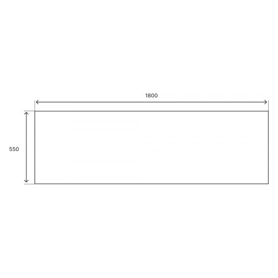 Панель фронтальная для ванны Pestan Veedi 180 см 137000180 - фото 3