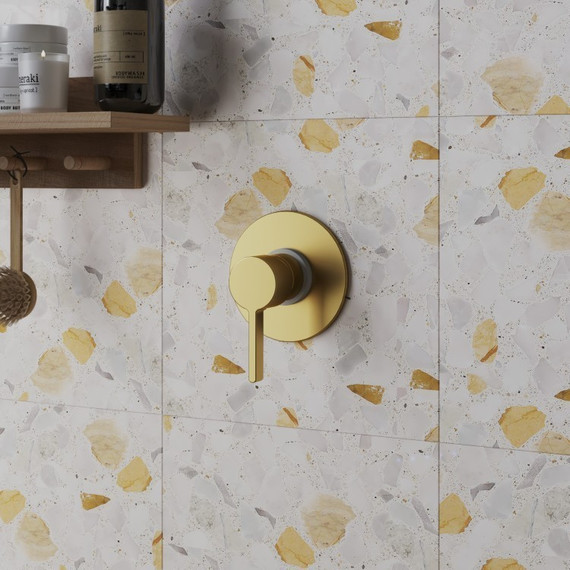 Смеситель для душа Paini Brera 74PJ690, матовое золото - фото 2