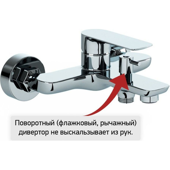 Смеситель для ванны Paini Garda 76CR111 - фото 2