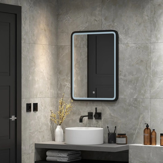 Зеркало Континент Enjoy Black Led 60 см ЗЛП1100 - фото 2