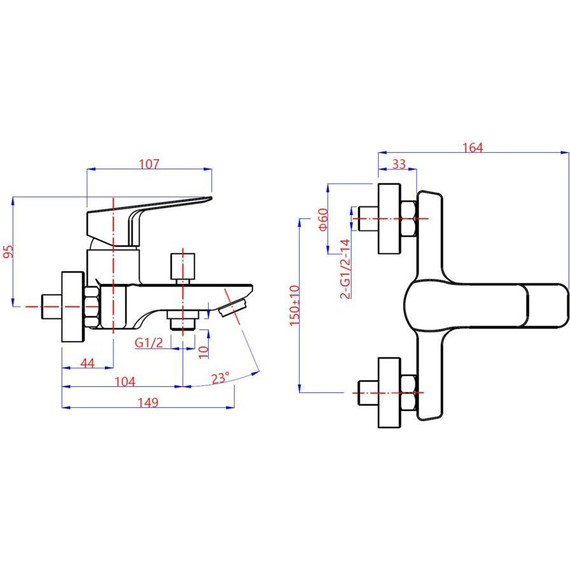 Смеситель для ванны Paini Viva Style P4CR111 - фото 8
