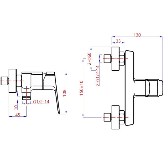 Смеситель для душа Paini Viva Style P4CR511 - фото 3
