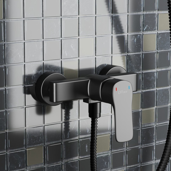 Смеситель для душа Paini Viva Style P4YO511, черный - фото 2