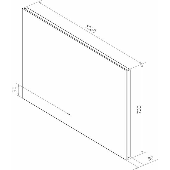 Зеркало Континент Trezhe Led 120 см ЗЛП533 - фото 8