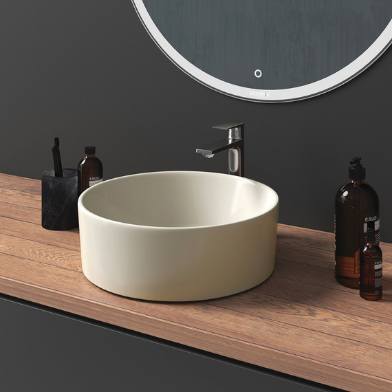 Раковина-чаша Grossman Color 40 см GR-3013BEM, бежевый матовый - фото 2