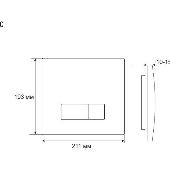 Кнопка смыва Grossman Classic 700.K31.04.01M.01M, белый глянцевый - фото 5