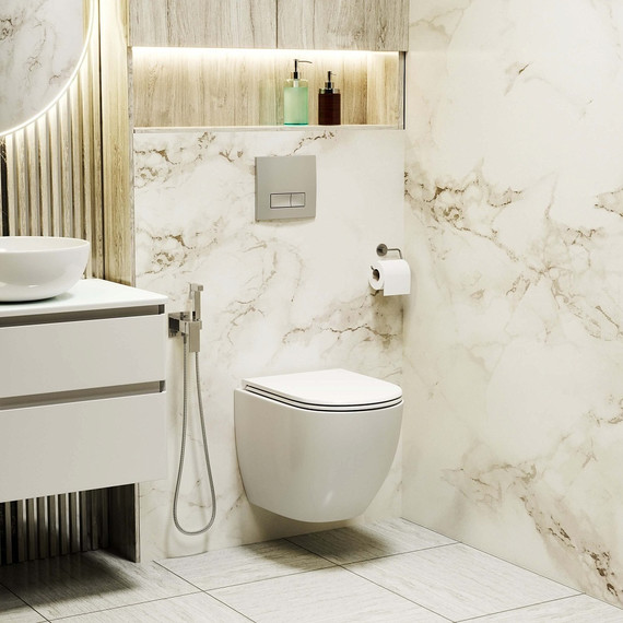 Кнопка смыва Grossman Classic 800.T1.04.110.110, хром матовый - фото 3