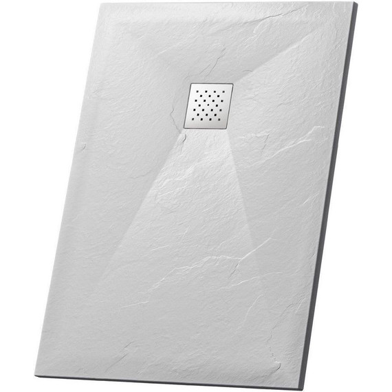 Поддон каменный Grossman Strong 110x80 см GR-S180110Q, белый матовый - фото 