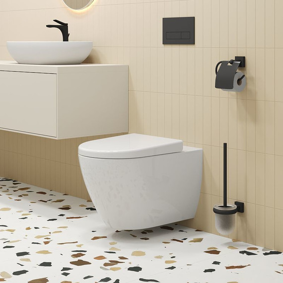 Унитаз подвесной безободковый Ambassador Queen 113T20001R, Цвет производителя: белый - фото 7