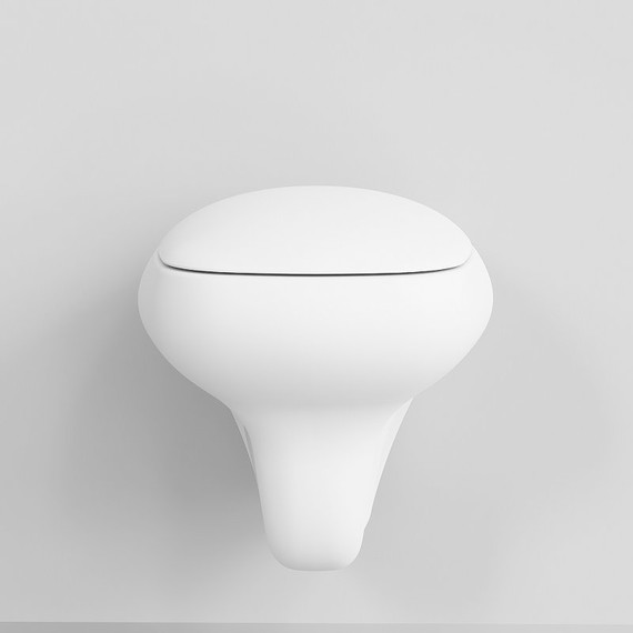 Унитаз подвесной безободковый Ambassador Diamond 123T20101R, белый матовый - фото 4