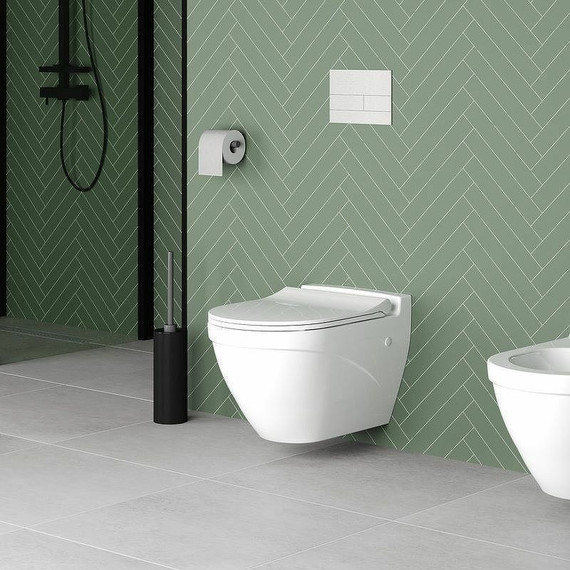 Унитаз подвесной безободковый Ambassador Nord 133T20101, белый матовый - фото 12