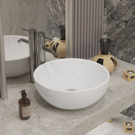 Раковина-чаша Ambassador Queen 45 см 116T20101, белый матовый - фото 5