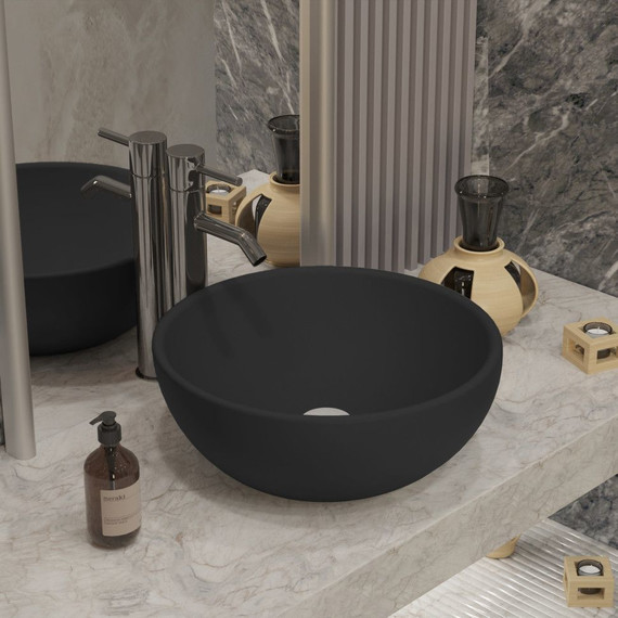 Раковина-чаша Ambassador Queen 45 см 116T20201, черный матовый - фото 6