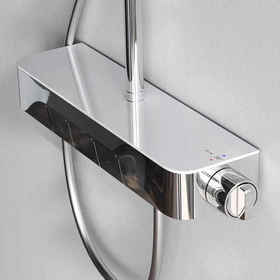 Душевая стойка с термостатом Am.Pm Func F078F300, Цвет производителя: хром - фото 4