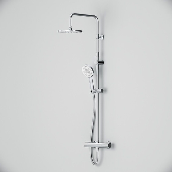 Душевая стойка с термостатом Am.Pm X-Joy F0785A400, Цвет производителя: хром - фото 6