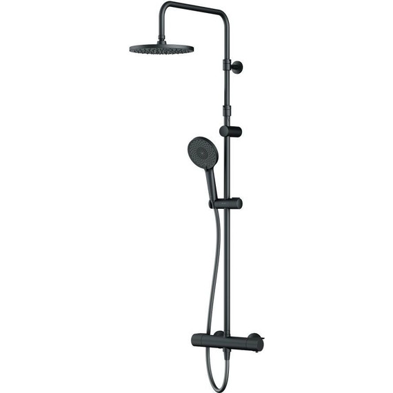 Душевая стойка с термостатом Am.Pm X-Joy F0785A422, черный, Цвет производителя: чёрный - фото 