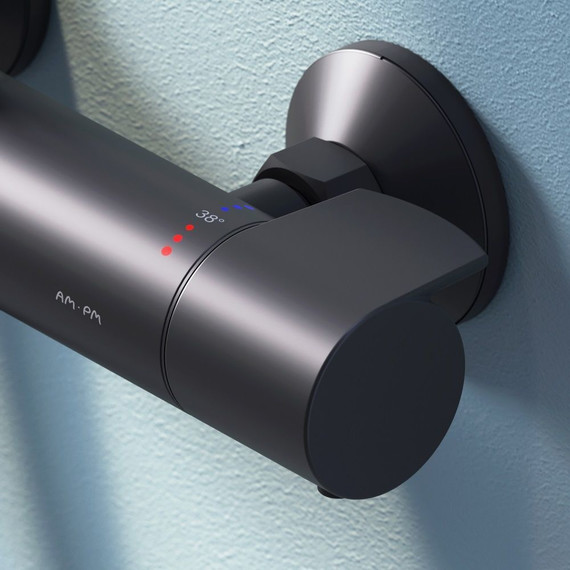 Душевая стойка с термостатом Am.Pm X-Joy F0785A422, черный, Цвет производителя: чёрный - фото 8