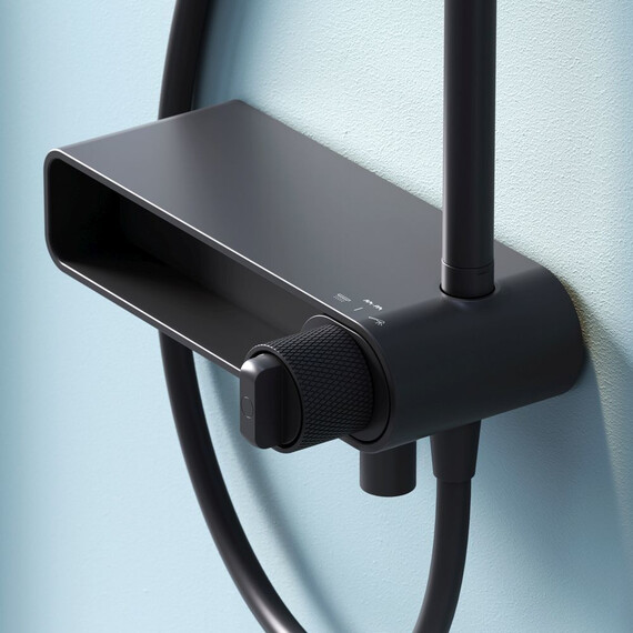 Душевая стойка Am.Pm X-Joy F0785A722, черный, Цвет производителя: чёрный - фото 12