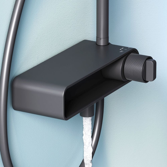 Душевая стойка Am.Pm X-Joy F0785A722, черный, Цвет производителя: чёрный - фото 11